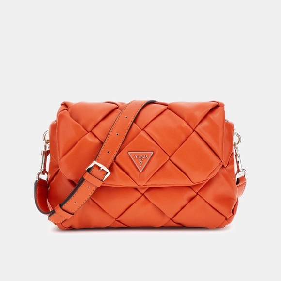 New GUESS Zaina woven shoulder bag - Picture 10 of 12